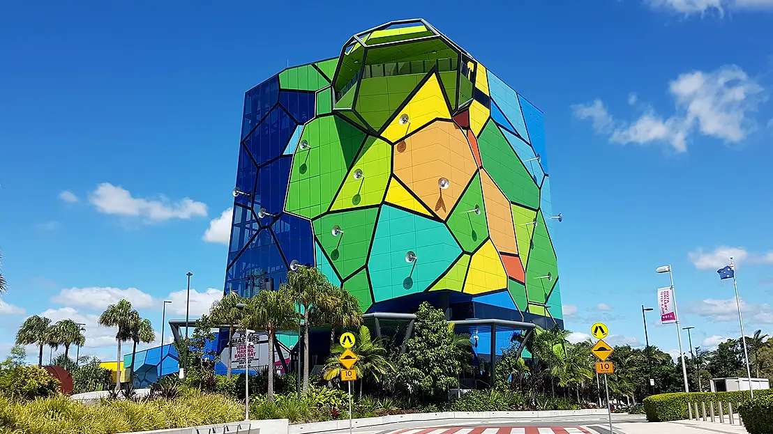 HOTA, "Home of the Arts" building on the Gold Coast.